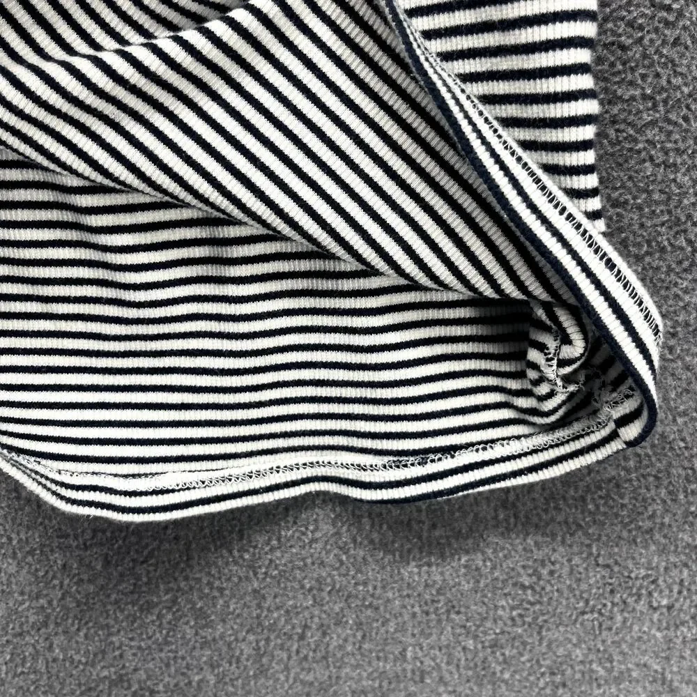 Zara Trafaluc Top Girls‎ Junior Medium Blue White Stripes Stretch Tank